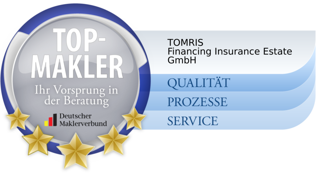 TOP-MAKLER Auszeichnung – TOMRIS Group Qualitätssiegel